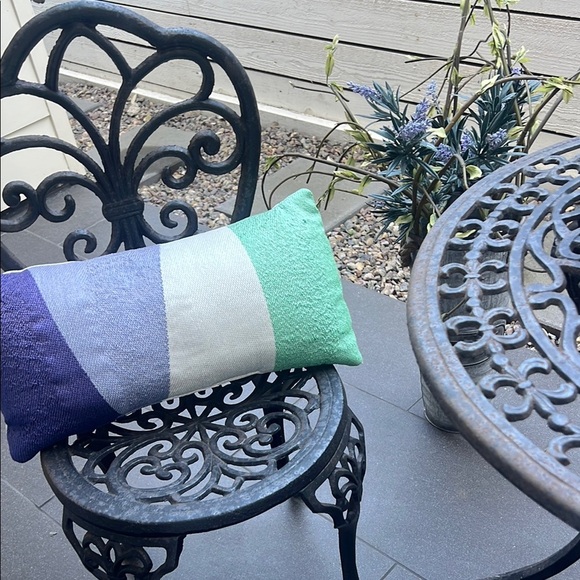 Colorful Striped Throw Pillows 2 - Picture 4 of 5